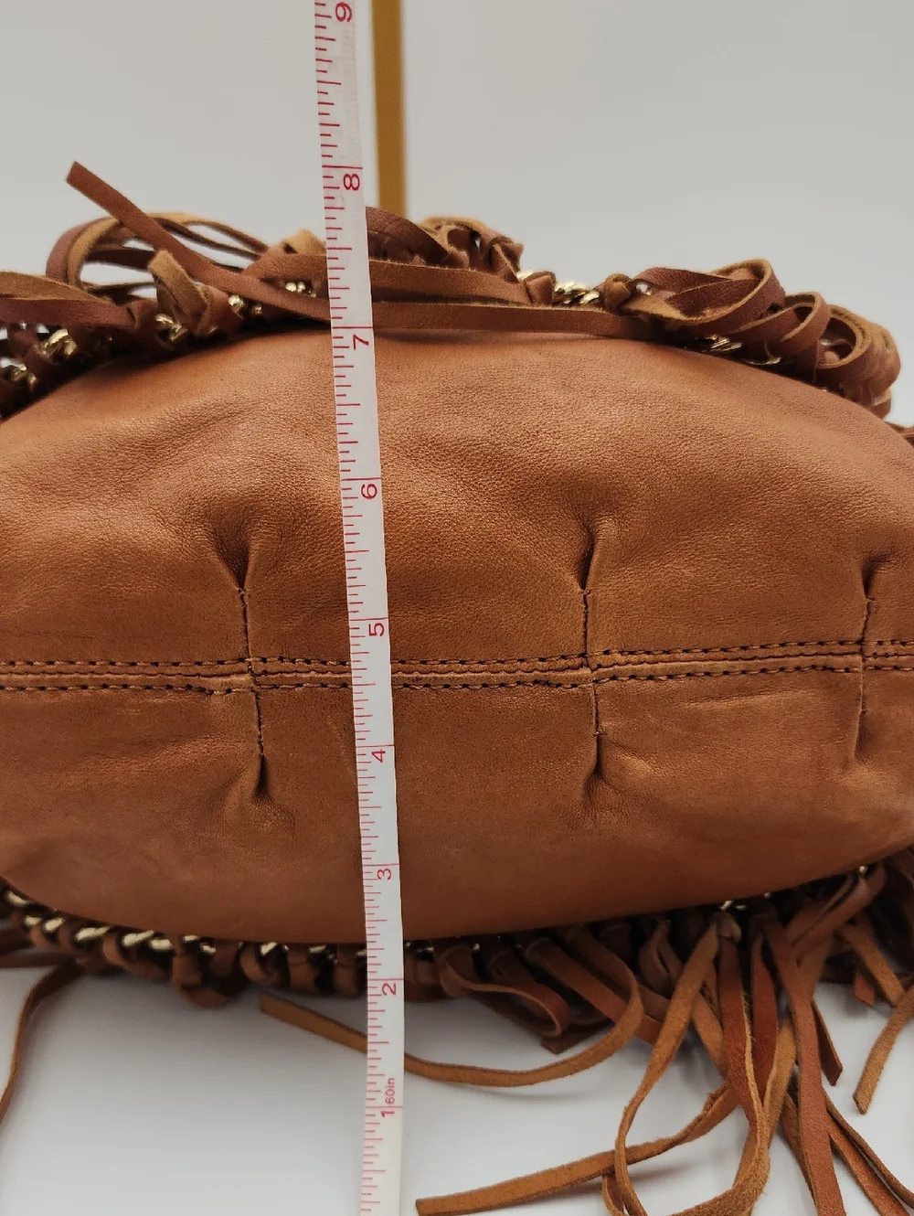 Michael‎ Kors Brown Suede Fringe Hobo Bag